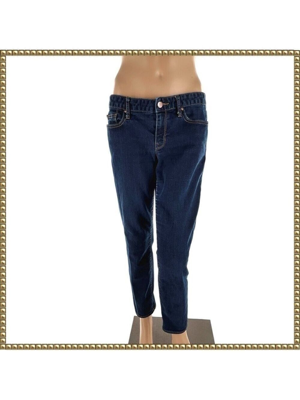 Gap 1969 Dark Wash Skinny Jeans Size 30 Short
